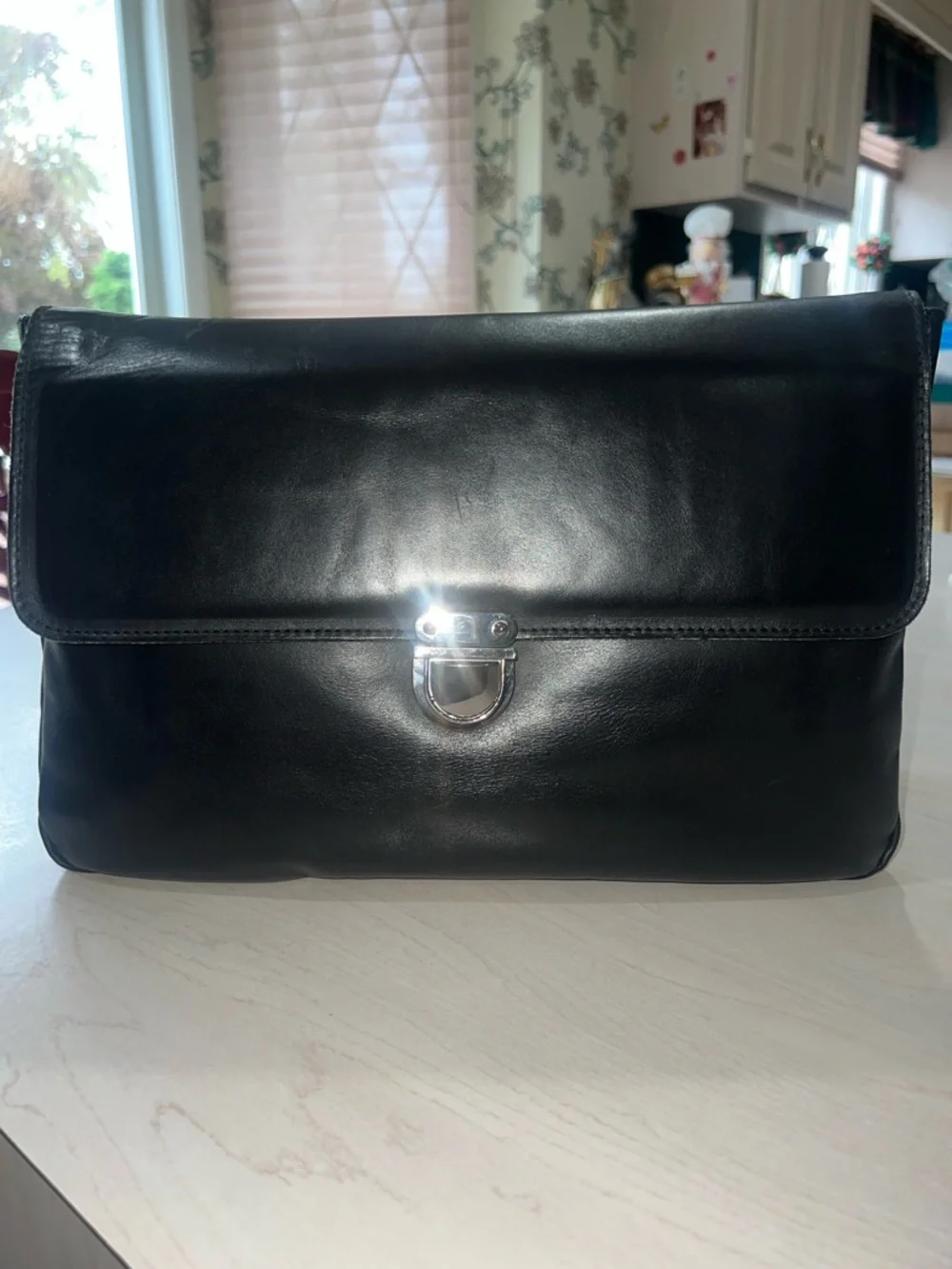 Zara Man Genuine Leather Portfolio Clutch